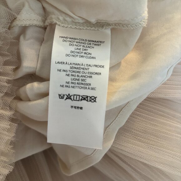 Anthropologie Maeve Strappy Tiered Tulle Mini Dress Medium - Picture 10 of 11